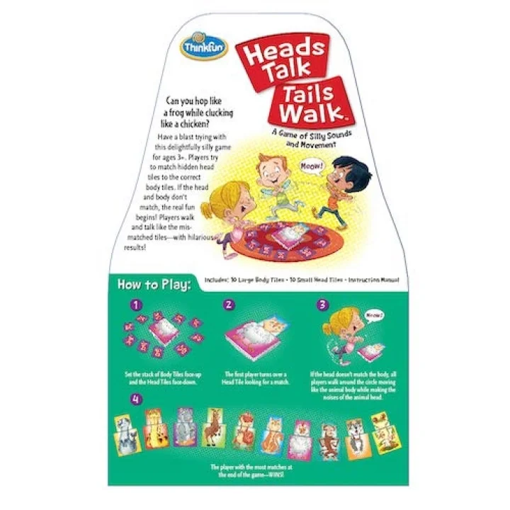 Ravensburger Heads Talk Tails Walk Eşleştirme Oyuncağı