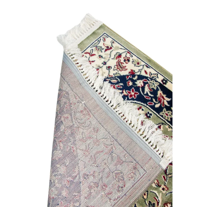 Ravza Desenli Halı Tipi Dokuma Seccade - Yeşil