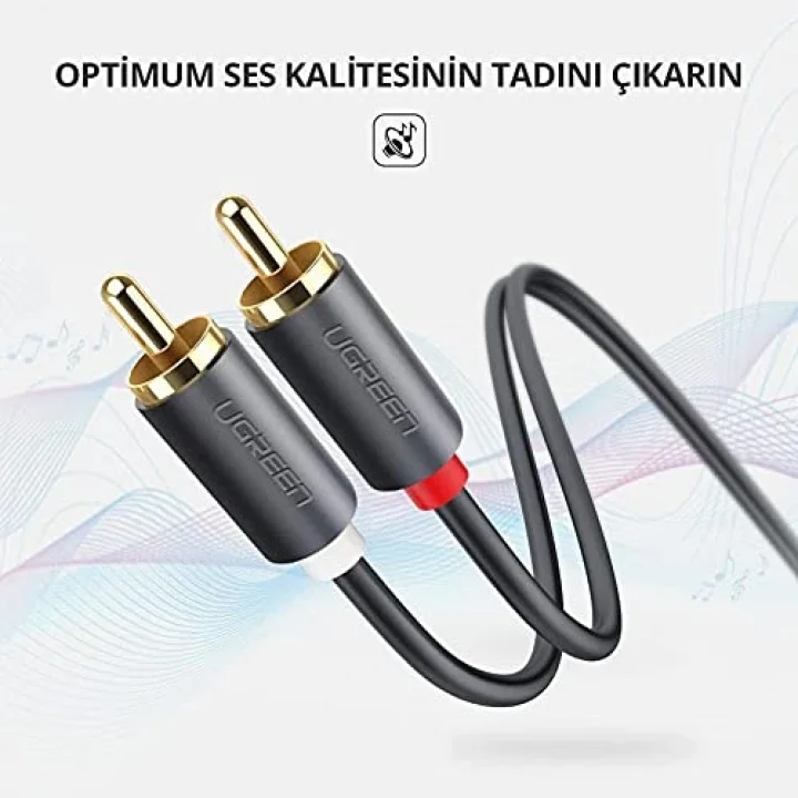 RCA 3.5mm Aux Ses Kablosu, 1.5 Metre