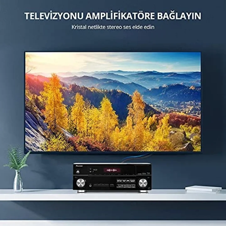 RCA 3.5mm Aux Ses Kablosu, 1.5 Metre