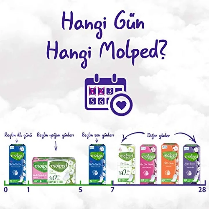 Regl İlk & Son Gün Pedi Uzun Günlük Ped (1 x 16 Adet)