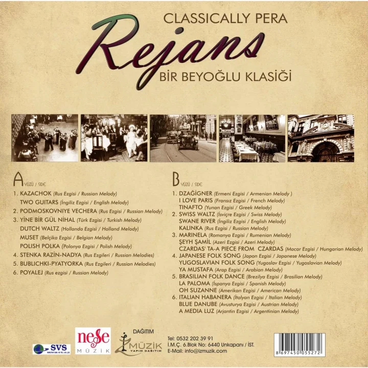 Rejans Bir Beyoğlu Klasiği - Plak