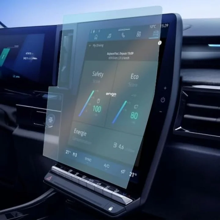 Renault Austral 12 İnç İle Uyumlu Ekran Koruyucu Techno Esprit Alpine