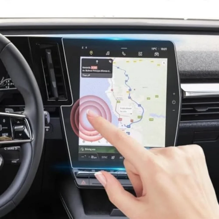 Renault Austral 12 İnç İle Uyumlu Ekran Koruyucu Techno Esprit Alpine