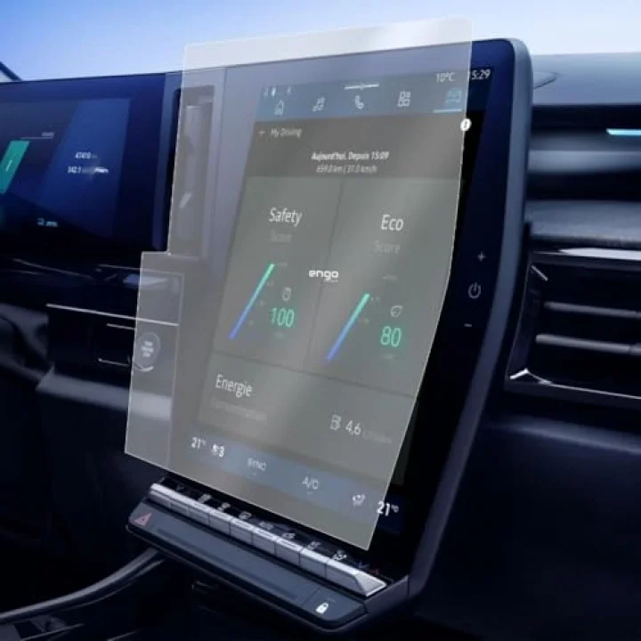 Renault Austral Multimedya 12 İnç İle Uyumlu Mat Ekran Koruyucu Techno Esprit Alpine