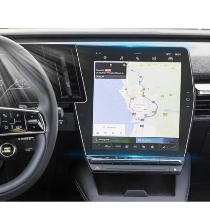 Renault Austral Multimedya 12 İnç İle Uyumlu Mat Ekran Koruyucu Techno Esprit Alpine
