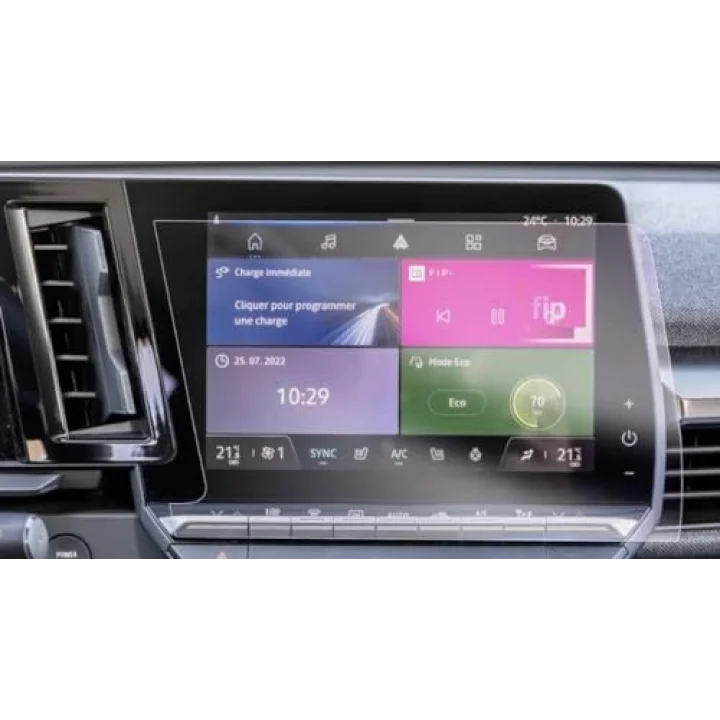 Renault Austral Multimedya 9 İnç İle Uyumlu Ekran Koruyucu Şeffaf Nano