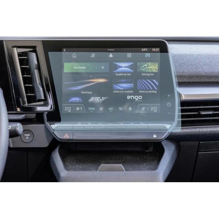 Renault Austral Multimedya 9 İnç İle Uyumlu Ekran Koruyucu Şeffaf Nano