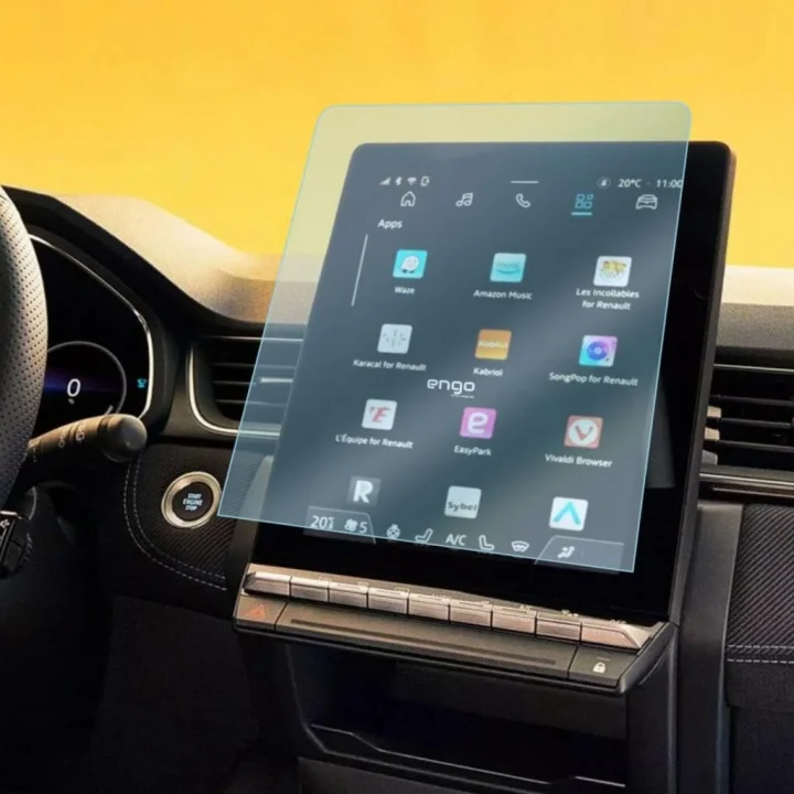 Renault Captur 10.4 İnç İle Uyumlu Ekran Koruyucu Openr Link Multimedya