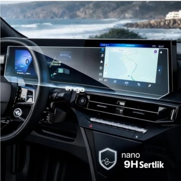 Renault Clio 6 Esprit Alpine 10.1 İnç İle Uyumlu Ekran Koruyucu Openr