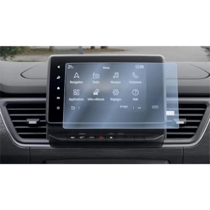 Renault Express Multimedya 8 İnç İle Uyumlu Ekran Koruyucu Şeffaf