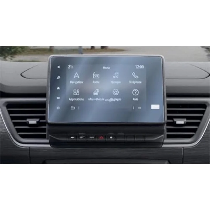 Renault Express Multimedya 8 İnç İle Uyumlu Ekran Koruyucu Şeffaf