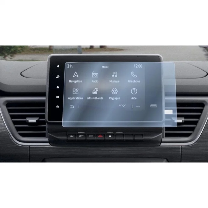Renault Express Multimedya 8 İnç İle Uyumlu Ekran Koruyucu Şeffaf