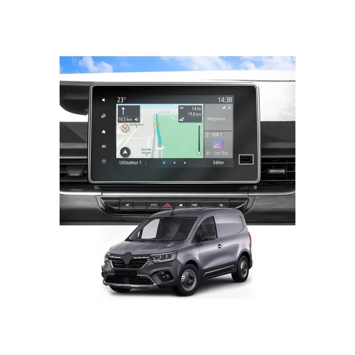 Renault Kangoo ile uyumlu 2024 2025 Multimedya 9H Nano Ekran Koruyucu