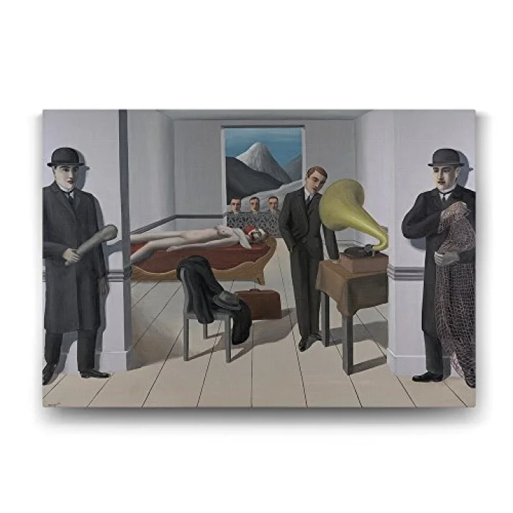 Rene Magritte - The Menaced Assassin Tablosu - 125x80cm