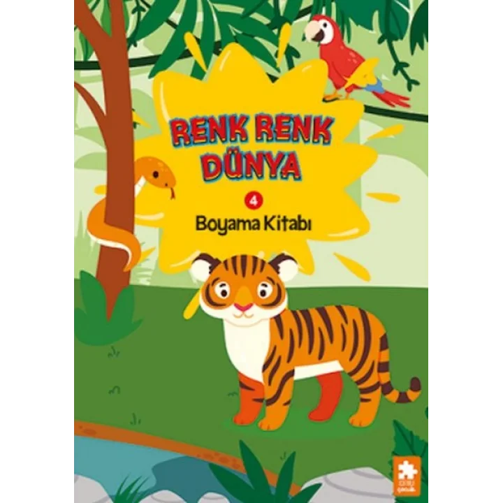 Renk Renk Dünya Boyama Kitabı 4