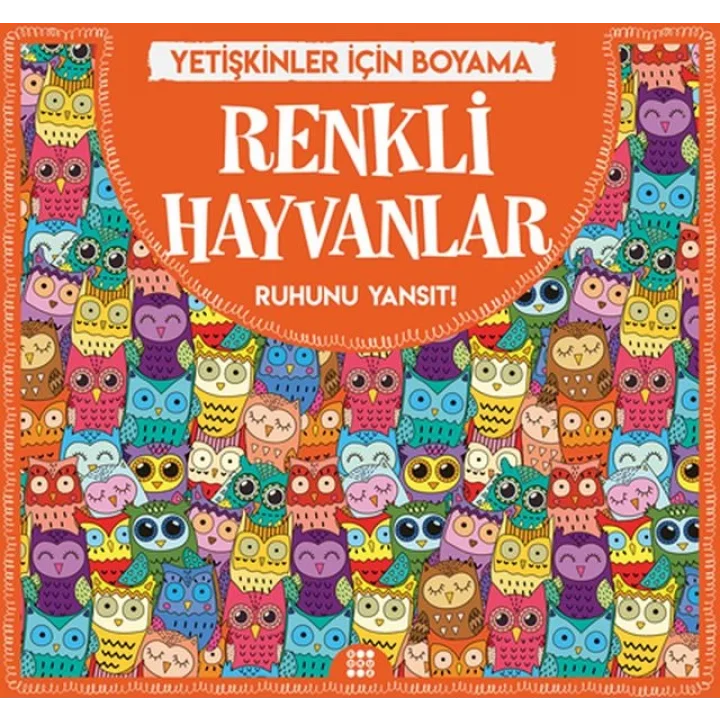 Renkli Hayvanlar - Yetişkinler İçin Boyama