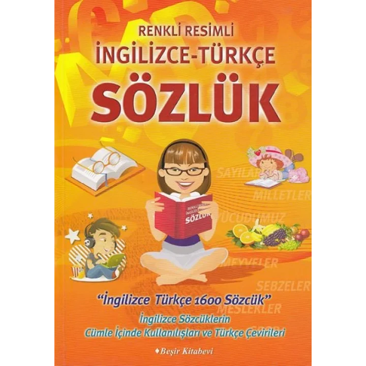 Renkli Resimli İngilizce-Türkçe Sözlük
