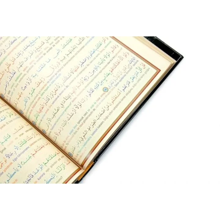 Renkli Satır Altı Türkçe Kelime Mealli Cami Boy Kuranı Kerim