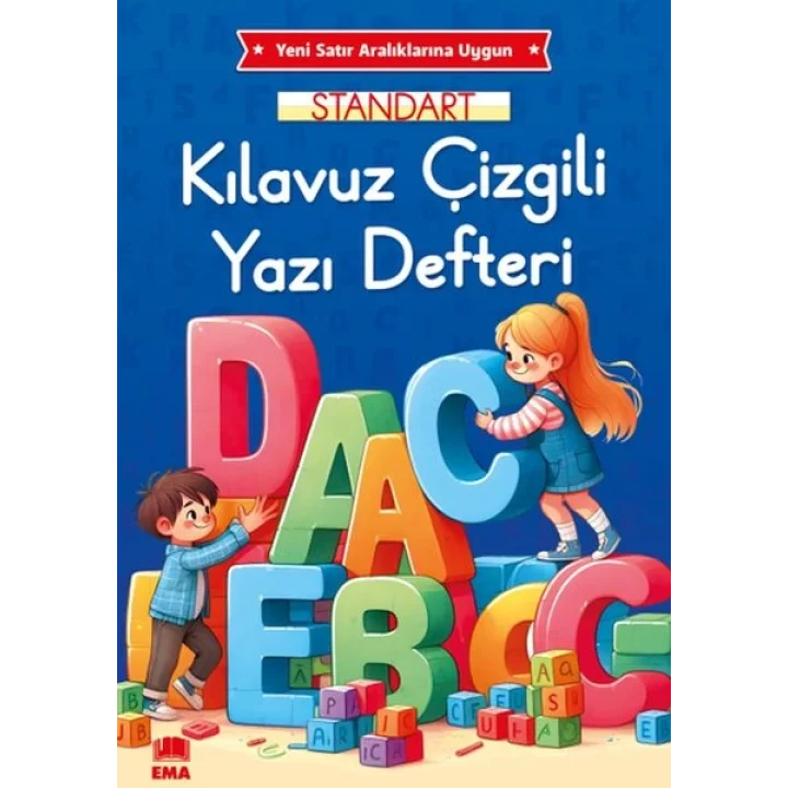 Renkli Standart Çizgili Yazı Defteri A4 Ebat