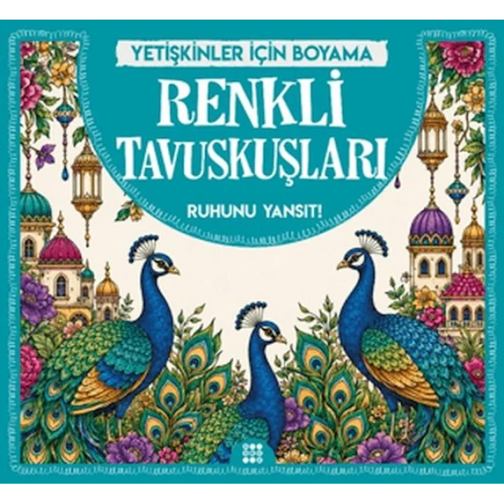 Renkli Tavuskuşları & Yetişkinler için Boyama