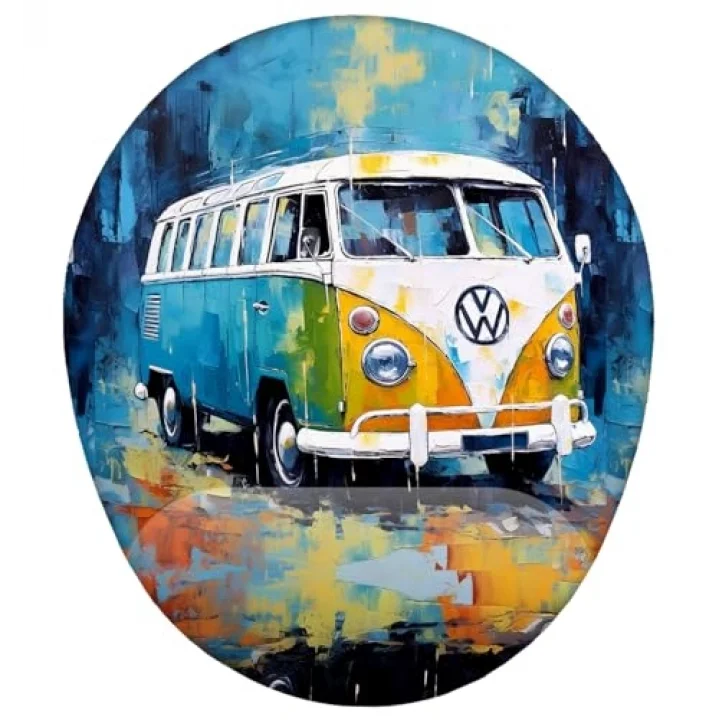 Retro Vosvos Minibüs Mouse Pad