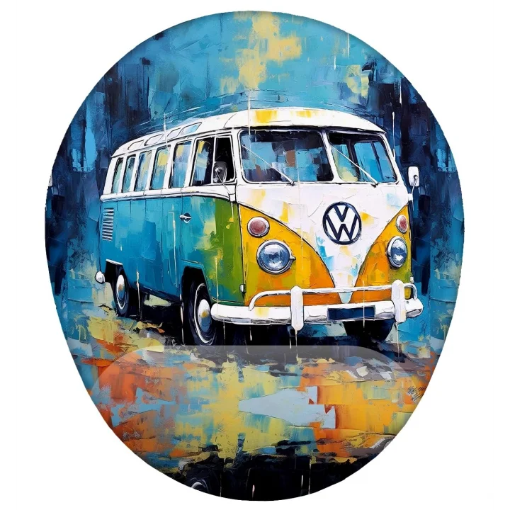 Retro Vosvos Minibüs Mouse Pad