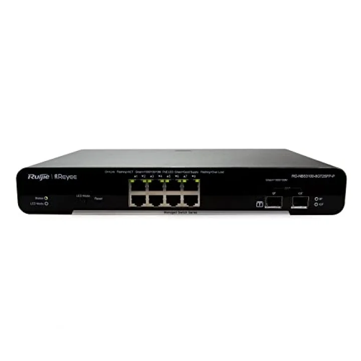 Reyee RG-NBS3100-8GT2SFP-P 8 Port Gigabit Yönetilebilir Switch