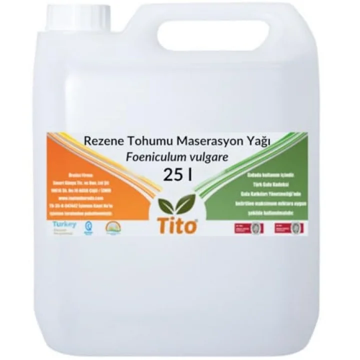 Rezene Tohumu Maserasyon Yağı 25 Litre