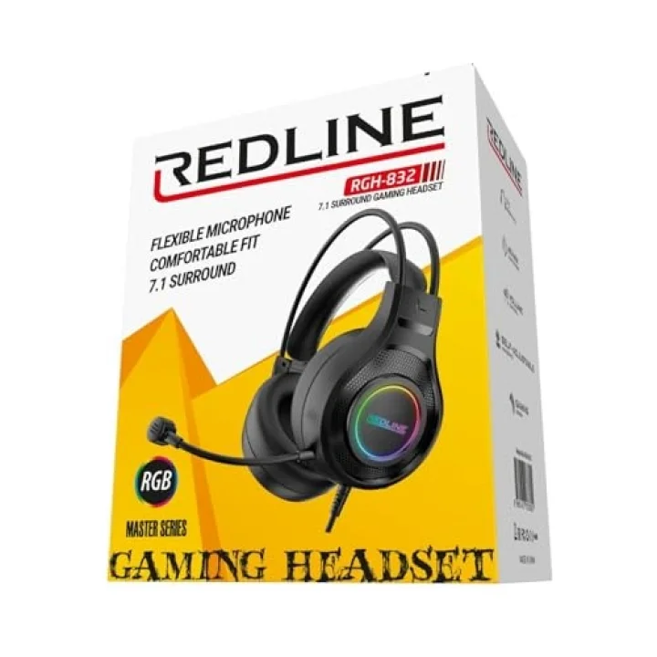 RGH-832 RGB 7.1 USB Kablolu Kulak Üstü Oyun Kulaklığı