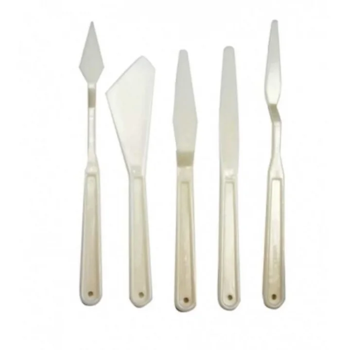 Mey İthalat® Rich Beyaz Spatula Seti 5 Parça