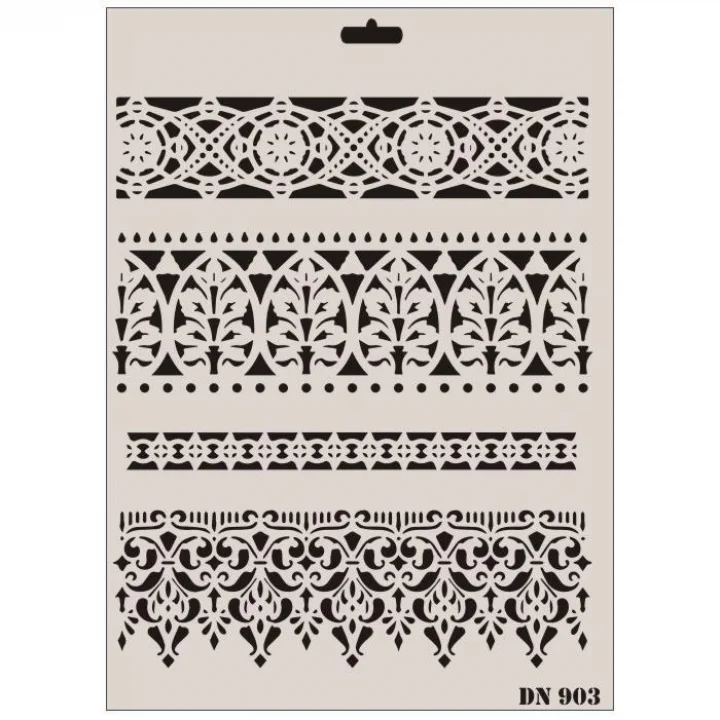 Mey İthalat® Rich Dantel Seri DN-903 Stencil 35x25 cm