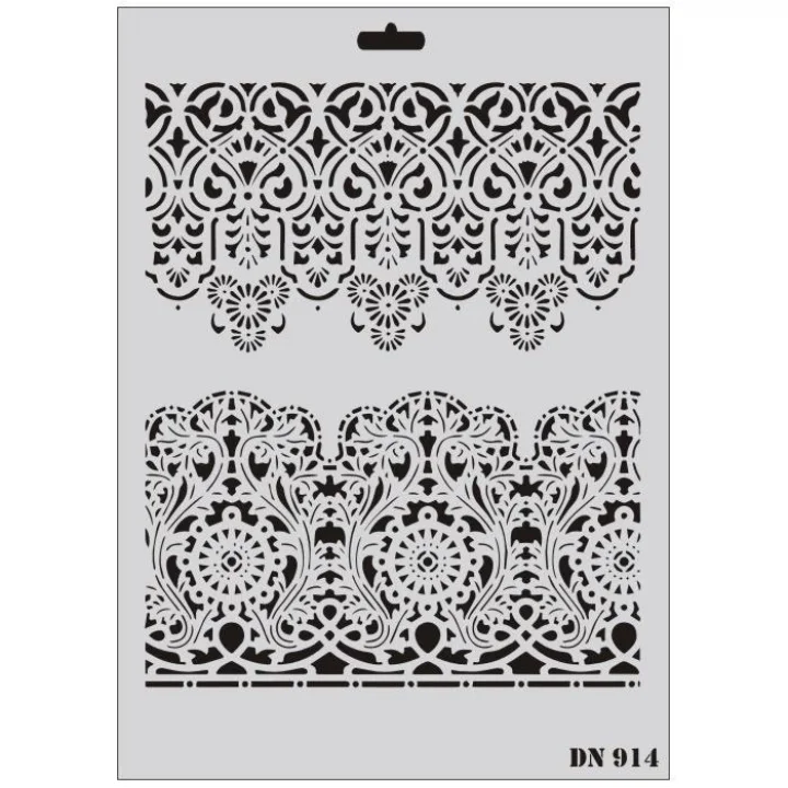 Mey İthalat® Rich Dantel Seri DN-914 Stencil 35x25 cm