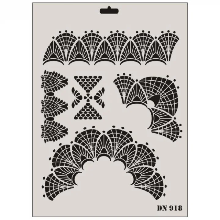 Mey İthalat® Rich Dantel Seri DN-918 Stencil 35x25 cm