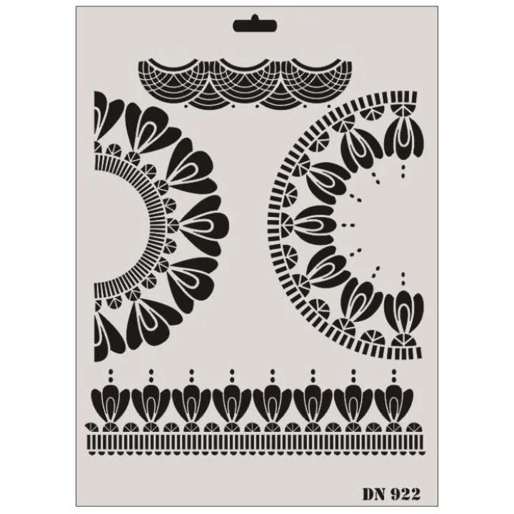Mey İthalat® Rich Dantel Seri DN-922 Stencil 35x25 cm
