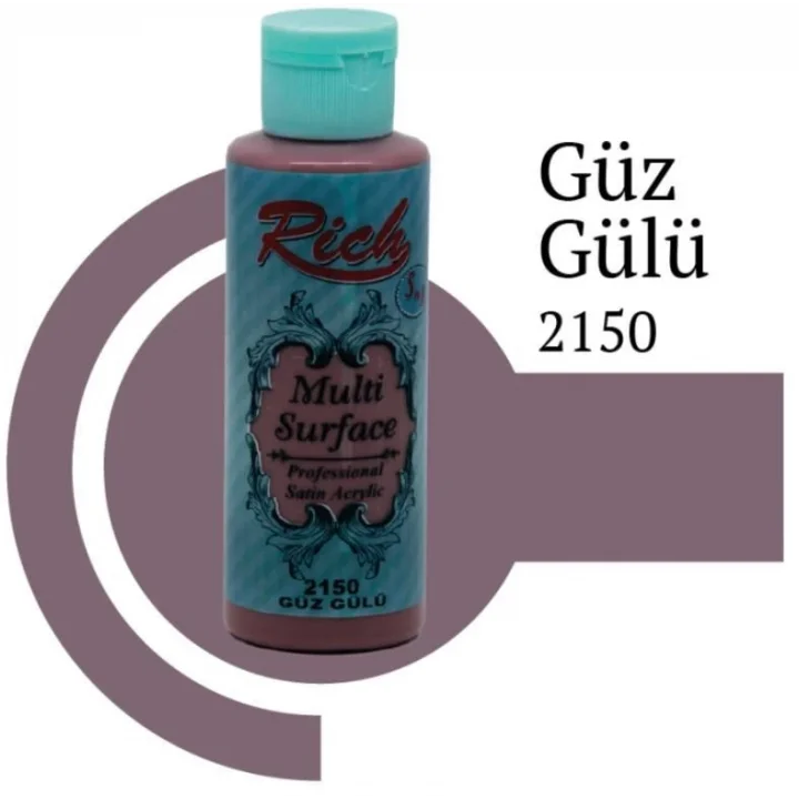 Mey İthalat® Rich Multi Surface 2150 Güz Gülü Akrilik Boya 120 cc