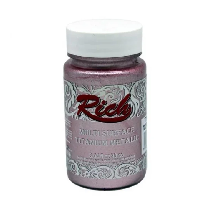 Mey İthalat® Rich Multi Surface Titanium 2556 Toz Pembe Metalik 90 cc