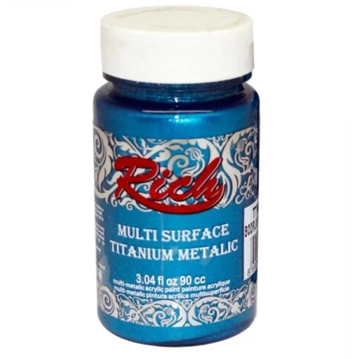 Mey İthalat® Rich Multi Surface Titanium 2566 Bodrum Mavi Metalik 90 cc