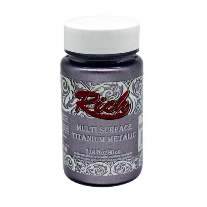 Mey İthalat® Rich Multi Surface Titanium 2576 Pudra Mor Metalik 90 cc