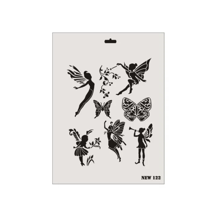 Mey İthalat® Rich New Seri N-122 Stencil 35x25 cm