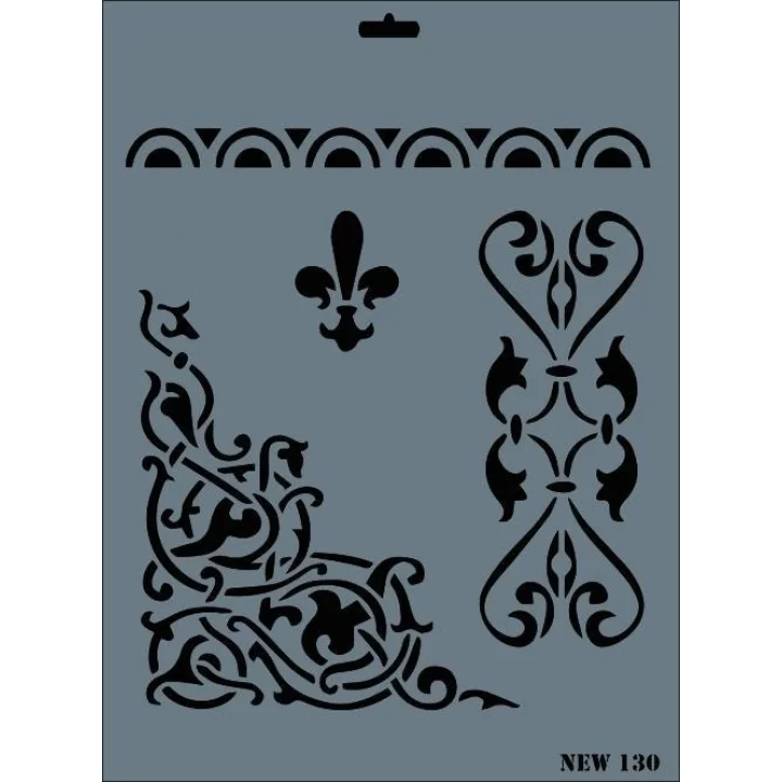 Mey İthalat® Rich New Seri N-130 Stencil 35x25 cm