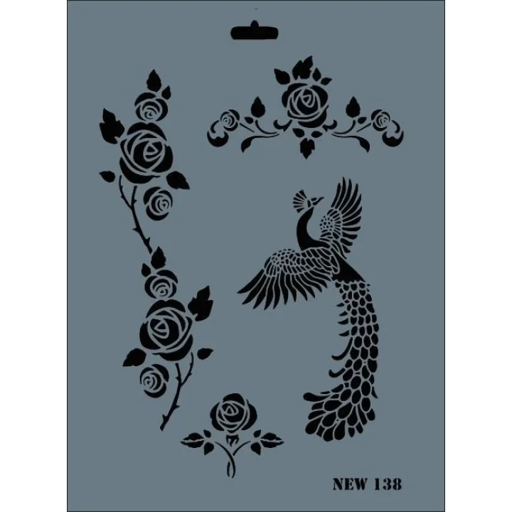 Mey İthalat® Rich New Seri N-138 Stencil 35x25 cm