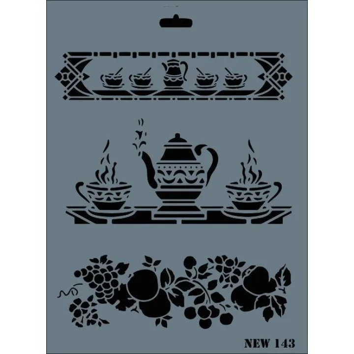 Mey İthalat® Rich New Seri N-143 Stencil 35x25 cm