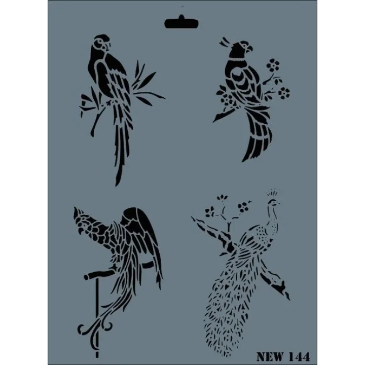 Mey İthalat® Rich New Seri N-144 Stencil 35x25 cm