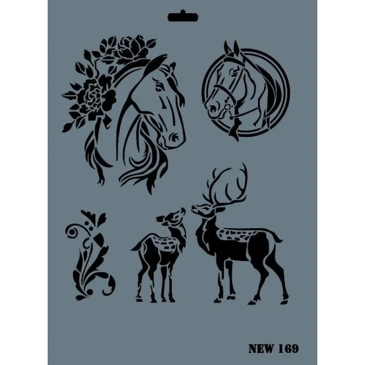 Mey İthalat® Rich New Seri N-169 Stencil 35x25 cm