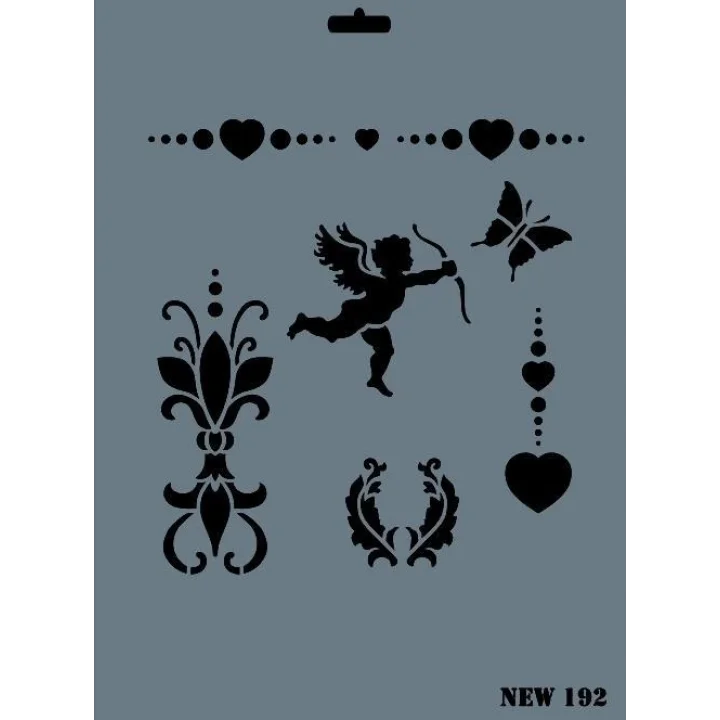 Mey İthalat® Rich New Seri N-192 Stencil 35x25 cm