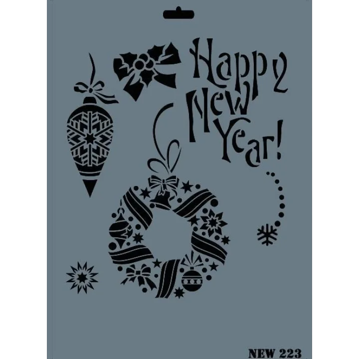 Mey İthalat® Rich New Seri N-223 Stencil 35x25 cm