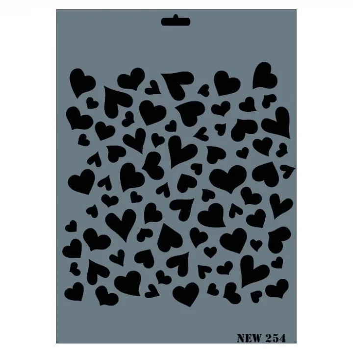 Mey İthalat® Rich New Seri N-254 Stencil 35x25 cm