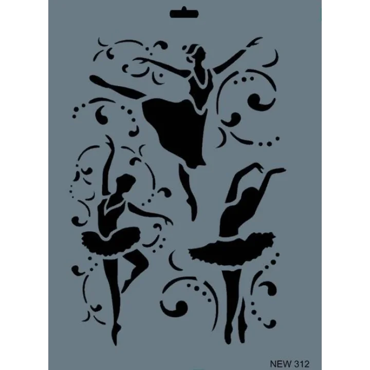 Mey İthalat® Rich New Seri N-312 Stencil 35x25 cm