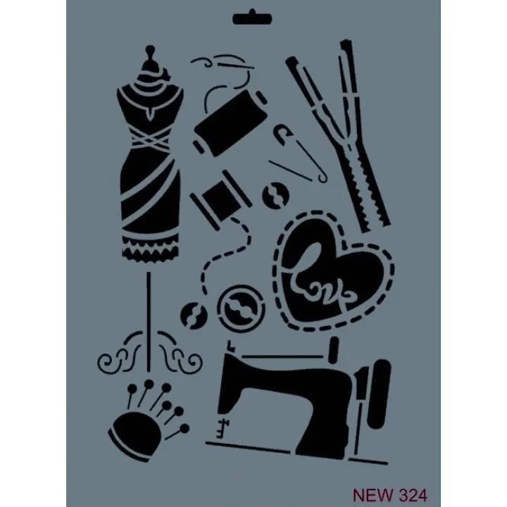 Mey İthalat® Rich New Seri N-324 Stencil 35x25 cm